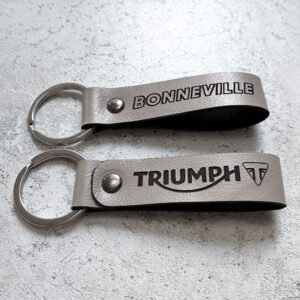 Кожаный брелок с логотипом мотоцикла Triumph Bonneville