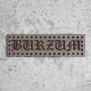 Кожаная нашивка логотип Burzum